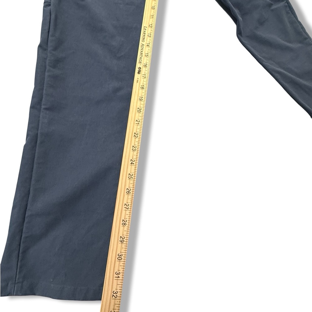 lululemon ABC Men's Chinos -size 36x32 Slim Modern Fit Blue Excellent Condition - Picture 6 of 7